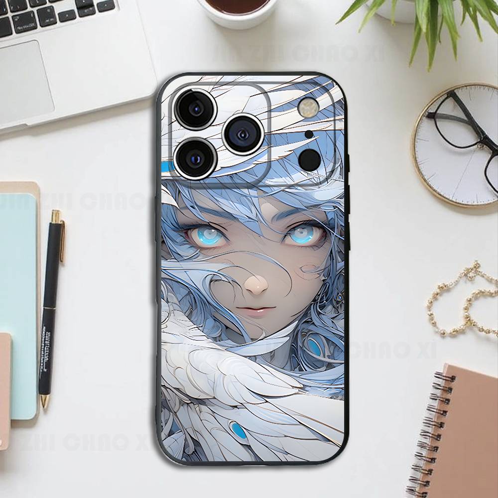 

Blue Eyed Banshee Silicone Soft Phone Case For IPhone17 16 15 14 13 12 11 Pro Max Plus X XR SE Cover iPhone13PRO