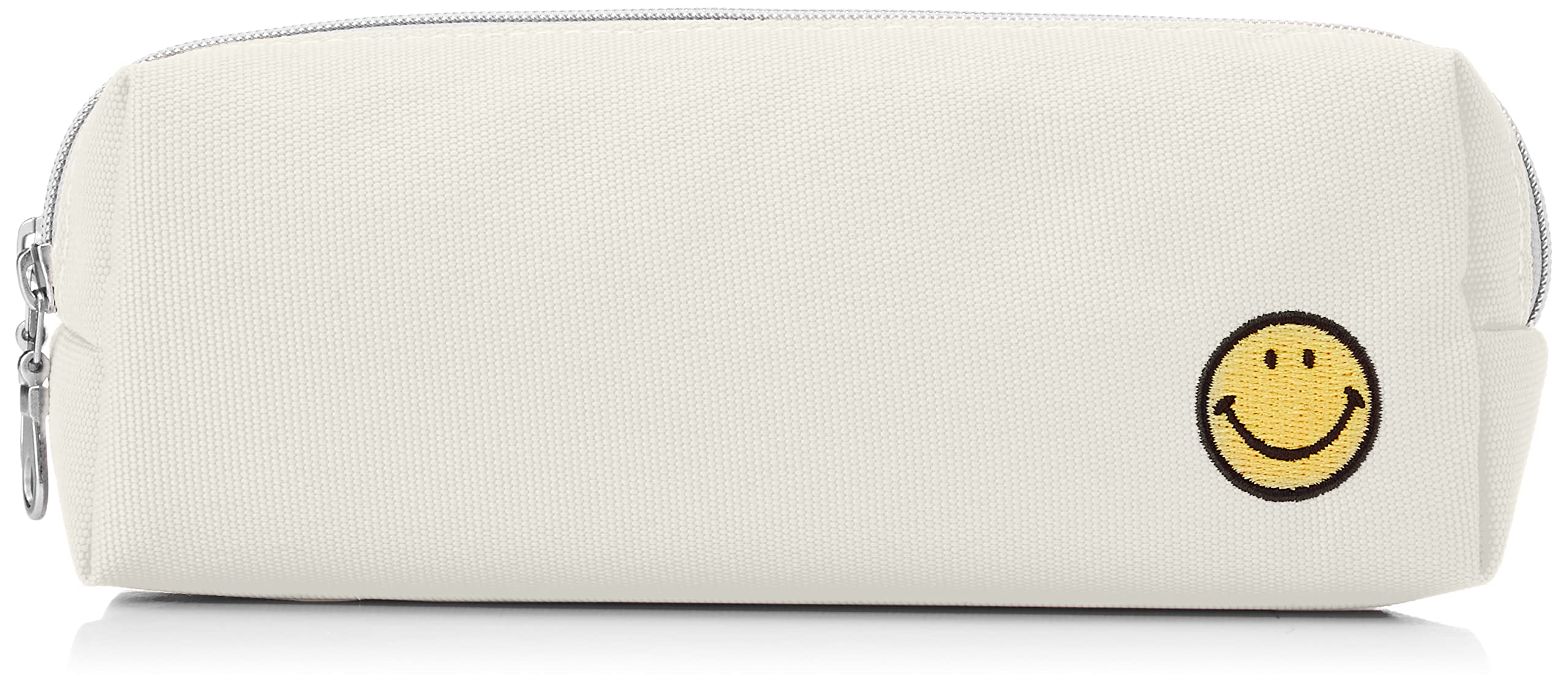 

Smile Pencil Stationery Makeup Cosmetic Travel Large 30321 Case, Case, Pouch, Pouch, Pouch, Nylon, Capacity, Two-Compartment Design, Off-White,