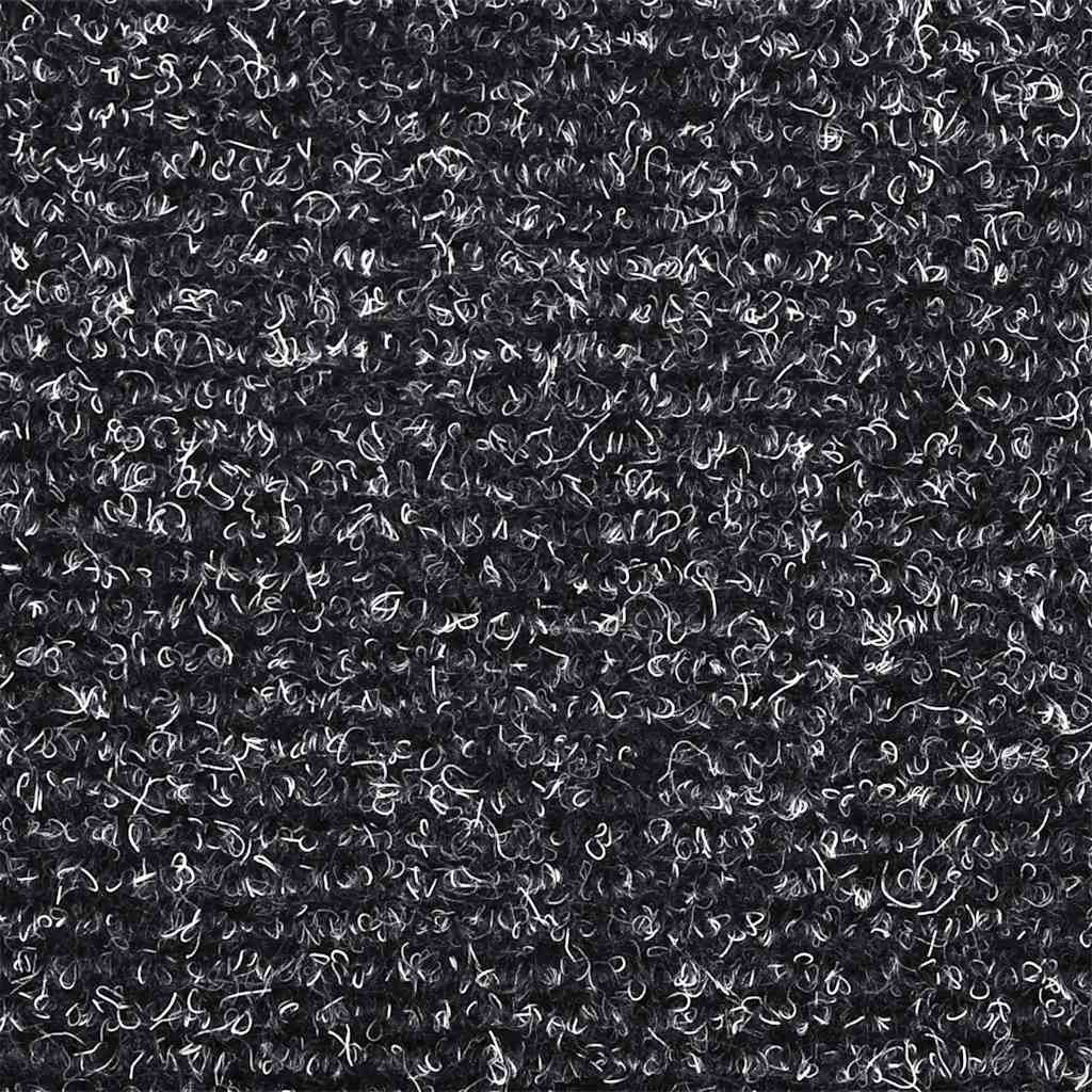 Self Adhesive Stair Treads 20 Pcs 56 X 17 X 3 Cm Dark Gray Semi Round