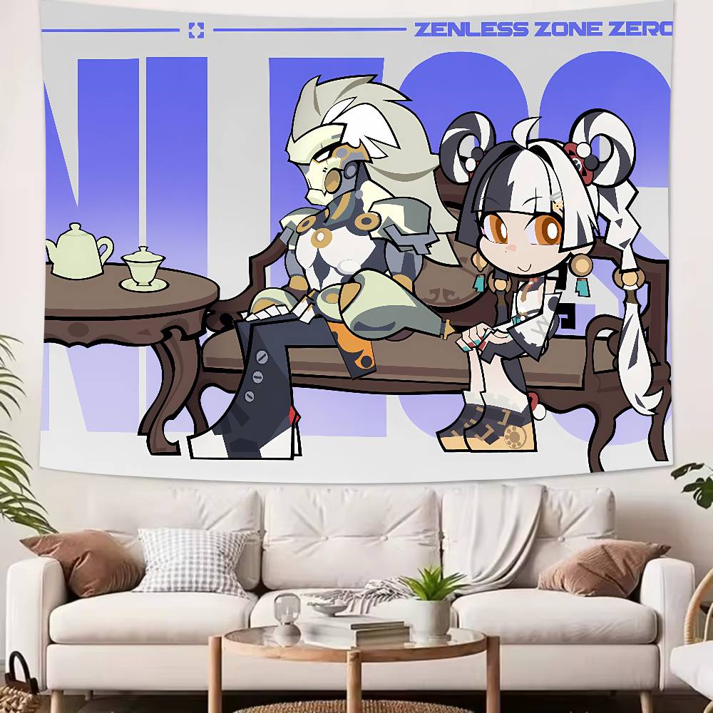 Fashion New Zenless Zone Zero Season 2 Cute Pretty Hot Girl Dialyn Tapestry Wall Hanging Wall Tapestries Wall Hanging Sheets