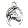 Vintage Horseshoe Charms Alloy Metal Pendants For DIY Jewelry Lucky Themed Accessories