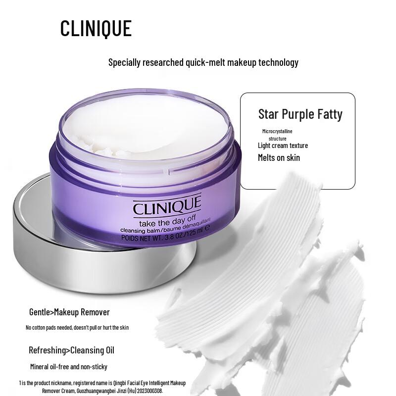 

Clinique Purple Fat Eye & Face Makeup Remover Balm 125ml