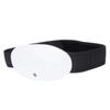 Lumbar Massager EMS Pulse Heating Waist Body Slimming Massage Belt Abdominal Massager White
