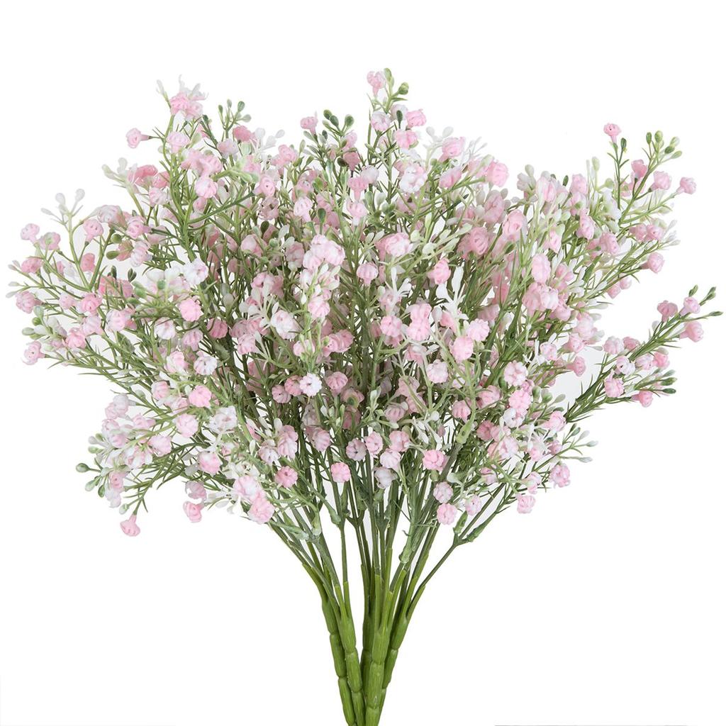 5 forks Artificial Flower Plant Gypsophila Hot sales Wedding Bridal bouquet Christmas Home Decor Vase Diy gift Photography prop