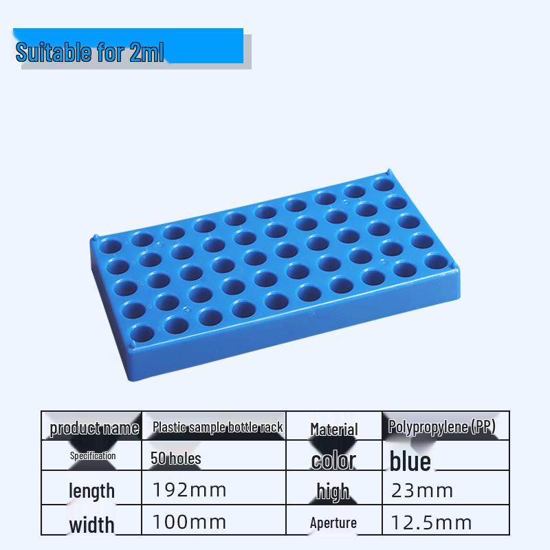 Chromatography, Cryogenic, and Headspace Vial Rack - Acrylic and PP Plastic Box for Small Vials
