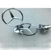 Premium Mercedes Benz Chrome Logo Hood Badge Emblem For Classic And Modern W201 W124