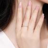 Smyoue Test Passed Moissanite Ring Matching Wedding Diamond Band for Women 925  Silver Female Crown Single Tail Ring