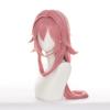 Genshin Impact Yae Guuji Cosplay 85cm Wig Pink Wig Cosplay Anime Cosplay Wigs Heat Resistant Synthetic Hair Wigs + Wig Cap