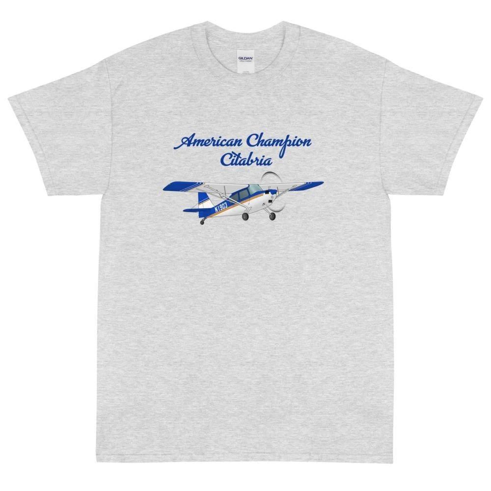 American Champion Citabria Custom Airplane T-Shirt - Personalized with your N# 2XL