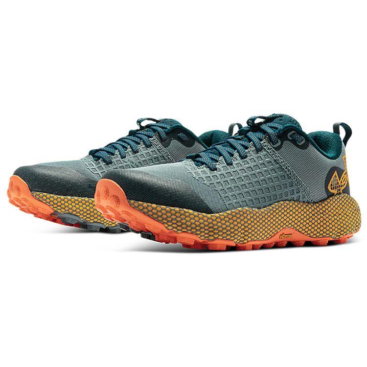 Under Armour HOVR Ridge Fresco Green Orange Ice Men Sneakers 3025852-301