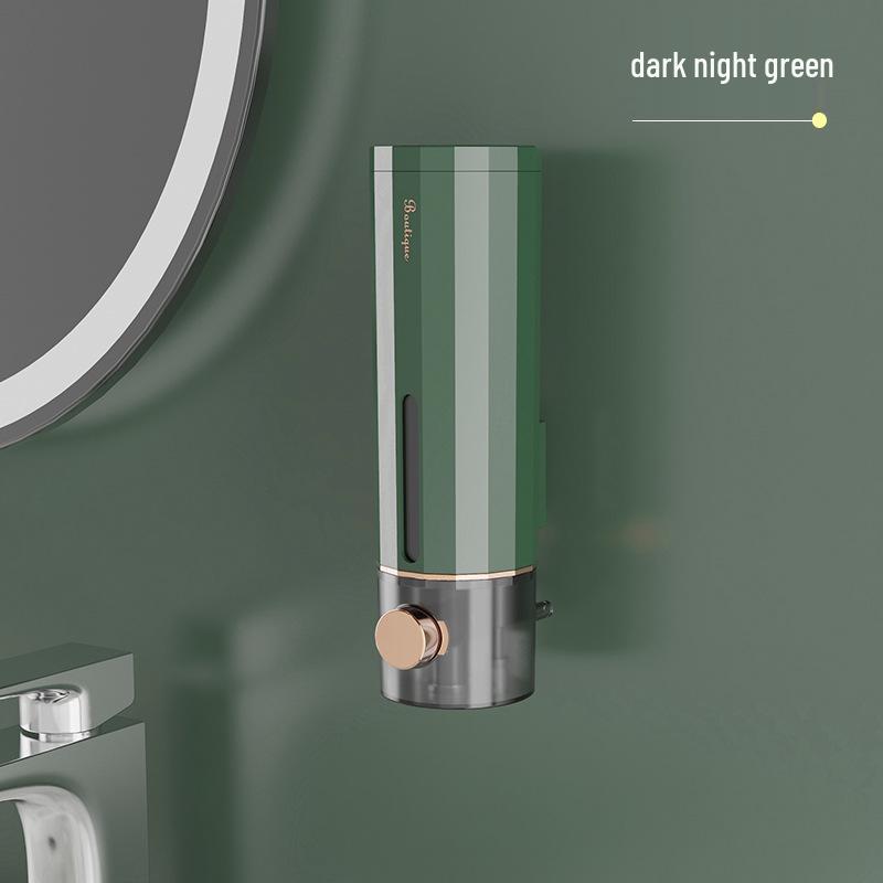 Punch-Free Wall-Mounted Bathroom Dispenser for Soap, Hand Sanitizer & Shampoo