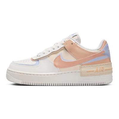 AF1 Shadow Rezistente la Alunecare Rezistente la Abraziune Pantofi de Skateboard cu Top Jos Femei Alb Roz DZ1847-114