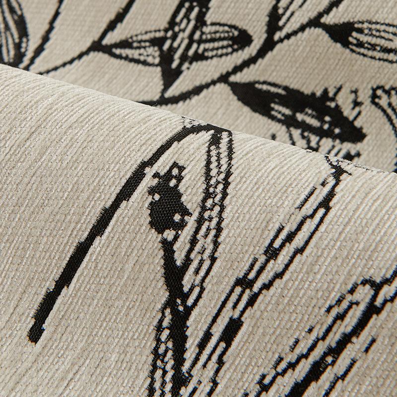 French Sofa Cushion, Universal In All Seasons, Non-Slip, Chenille Fabric, Leaf Ruffle Edge Seat Cushion, Simple Full Set Of Cover