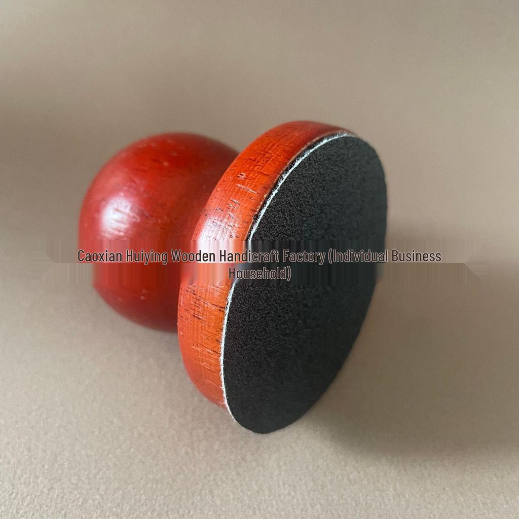 Detachable Wooden Pet Nail Grinding Board - Round Dog Foot Scraper & Grinder