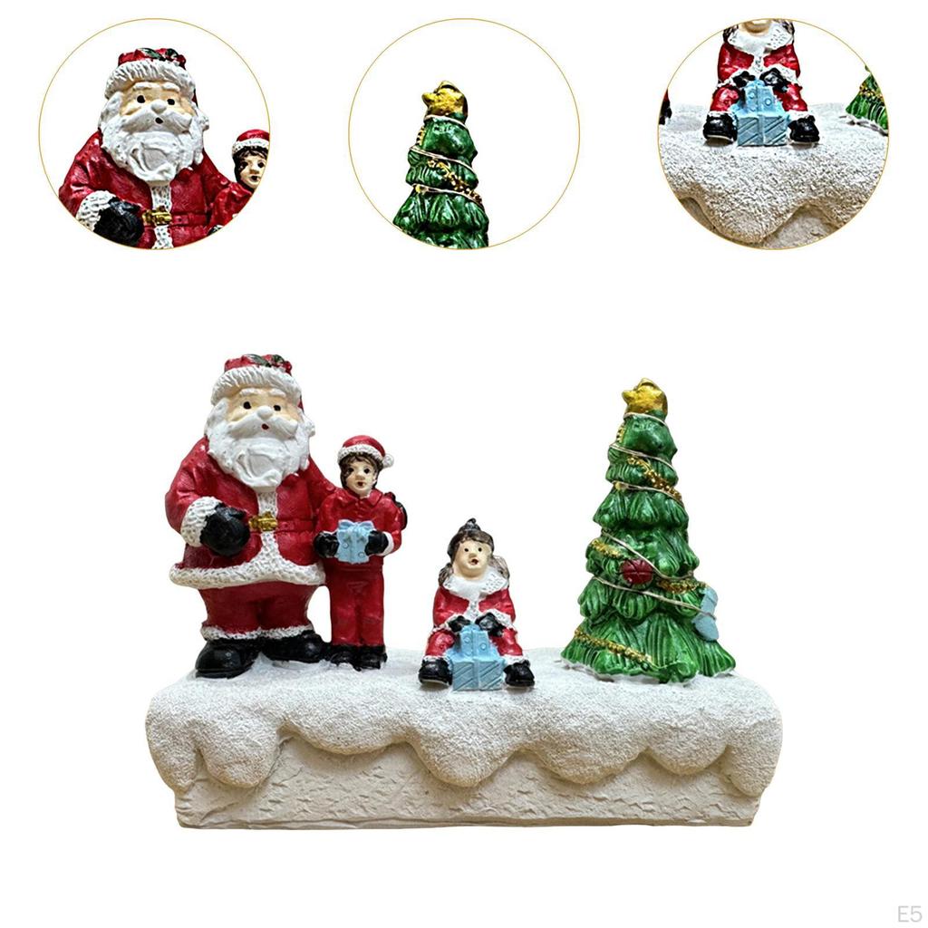 Christmas Figurine Nightlight Table Lamp for Home And Office