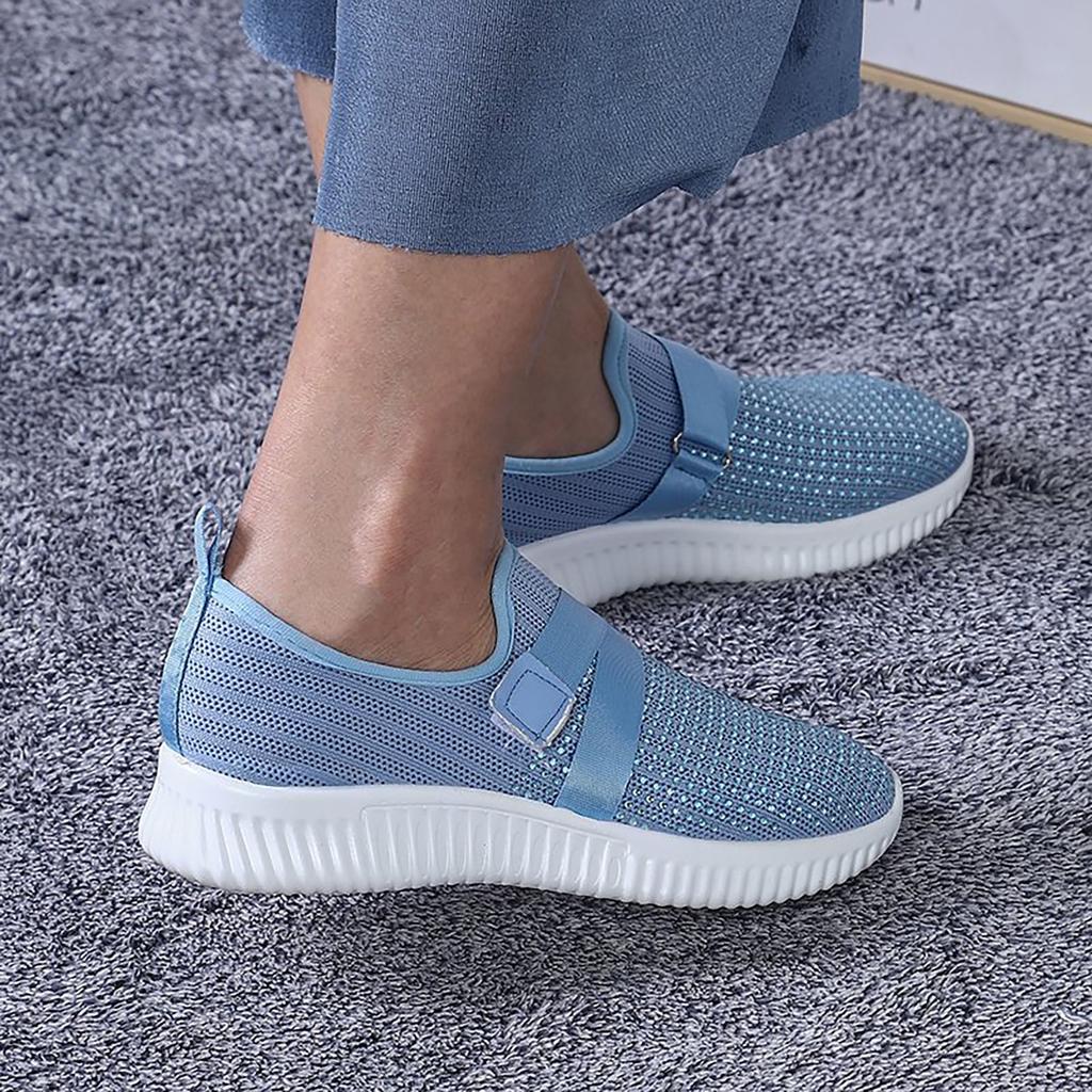 Women Comfort Sandals Light Breathable Steel Toe  Mesh Anti-slip Shoes