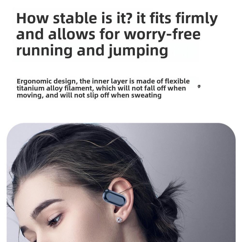 Hanging Ear Color Screen Earphones Bluetooth Noise-cancelling Earphones Open Earphones Bluetooth Ultra Long Life