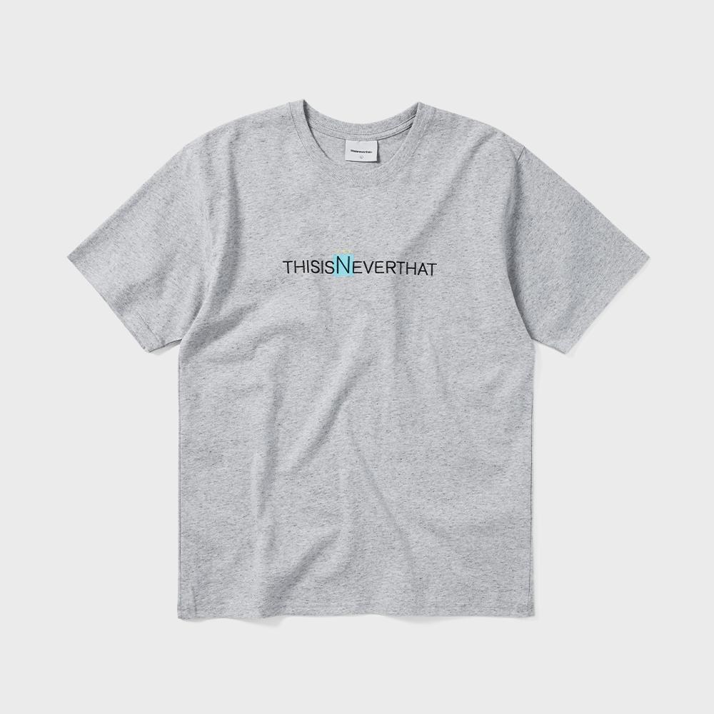 Футболка Thisisneverthat с логотипом 3 точки, цвет Heather Grey