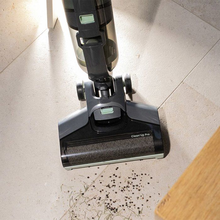 Aspirateur balai laveur sans fil - LIVOO DOH147V CLEAN'UP PRO - 11 000 Pa - 200 W - 25 min - 600 ml - 80 dB - Noir