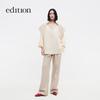 Edition Women's Striped Silk Blend Straight Trousers