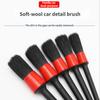 5PCS Car Gap Cleaning Brush Kit Tire Details Brush Car Interior Dust Removal Kit Wheel Rim Cleaning Brush Tools Plastic