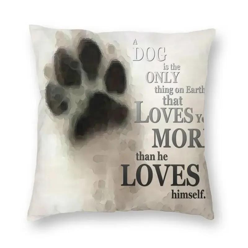 Pink Convertible Pillowcase White Poodle Home Decor Dog Lover Sofa Cushion Cover Living Room  Bedroom