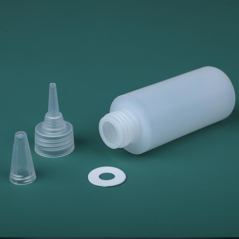 500ml Semi-Transparent Pointed Tip Squeeze Paint Mixing Bottle