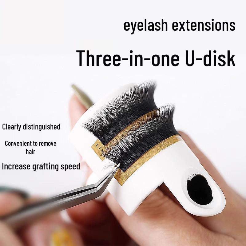 

Eyelash Separator: Grafted Lash U-Shaped Tray Ring Holder