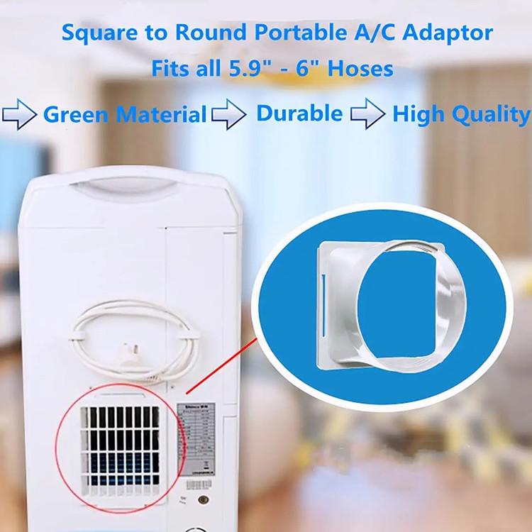 15cm Flat Mouth Exhaust Hose Connector for Portable Air Conditioner