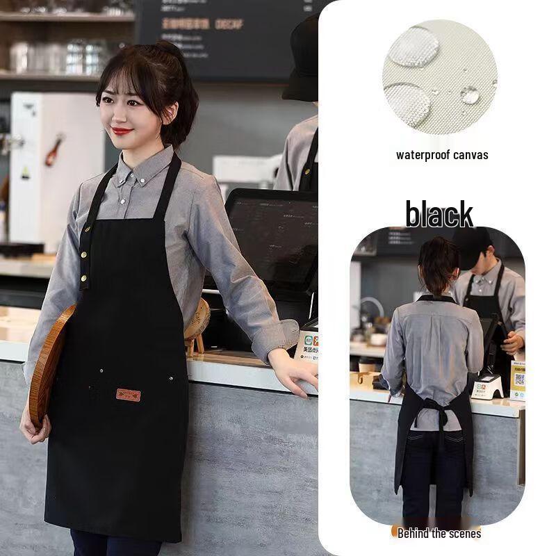 Водонепроницаемый маслостойкий холщовый рабочий фартук DingLe
