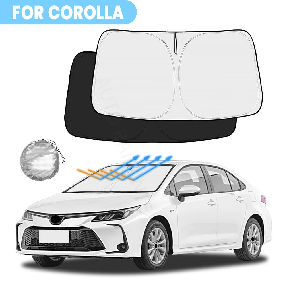 Für Toyota Corolla 2009-2026 2026 2026 Auto Windschutzscheiben-Sonnenschutzabdeckung Frontscheiben-Sonnenschutz Visier Auto Innenraum UV-Schutz