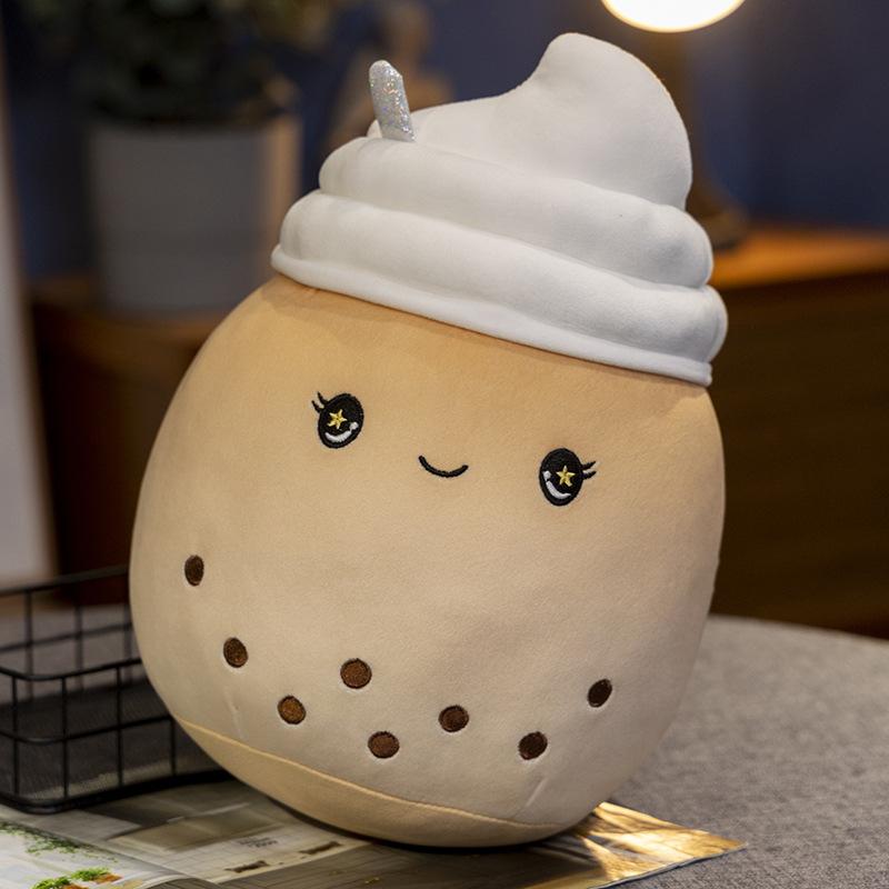 Cartoon Eis Milchtee Ausdrucks-Puppe Kinder Schlafkissen Plüschtier Puppe Mädchen Stoffpuppe Premium