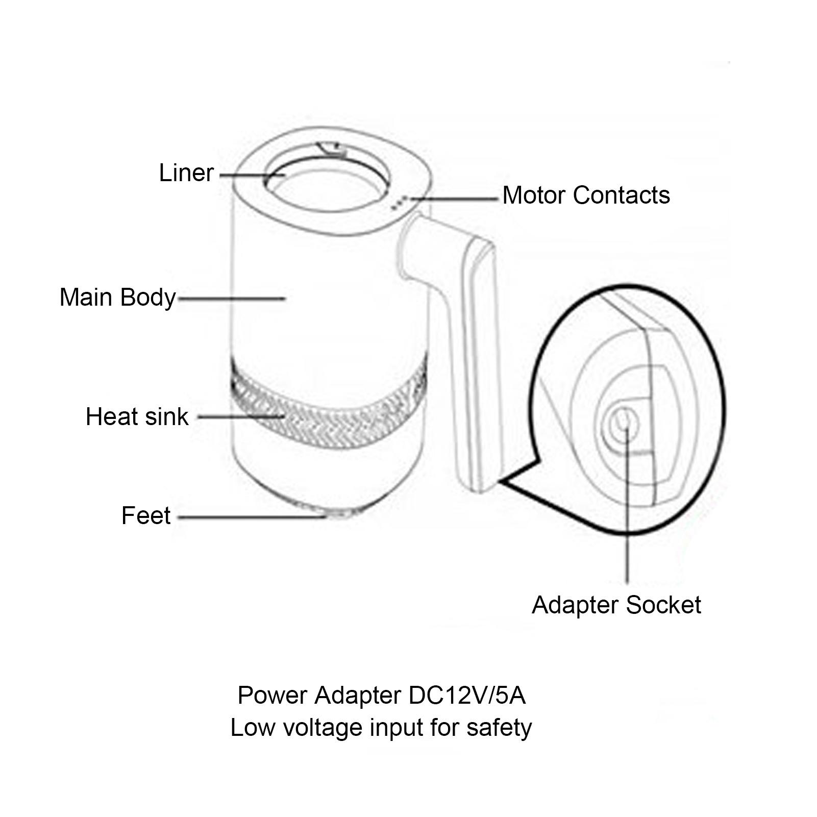 

Автоматическая машина для приготовления мороженого 60 Вт 12 В 300 мл емкость цифровой дисплей замороженный йогурт машина кухонный прибор без предварительной заморозки EU
