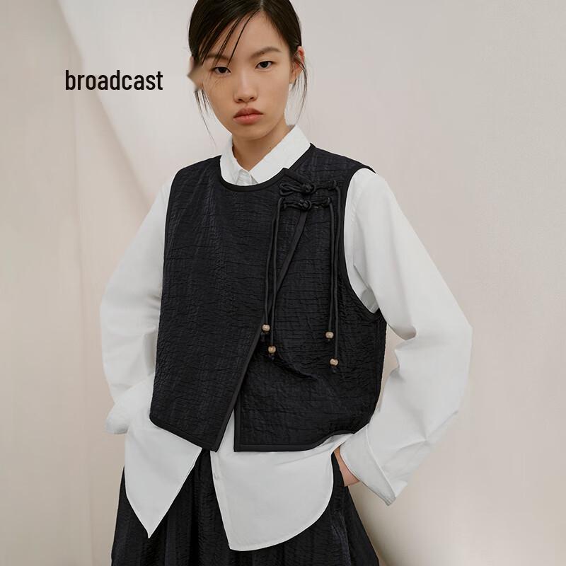 Broadcast Women s New Chinese Style Loose Short Vest S