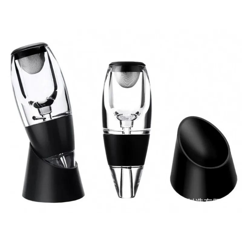 Portable Red Wine Decanter Aerator Bernoulli Air Magic Aerator Red White Wine Whisky Quick Decanter Equipment Bar Accessories
