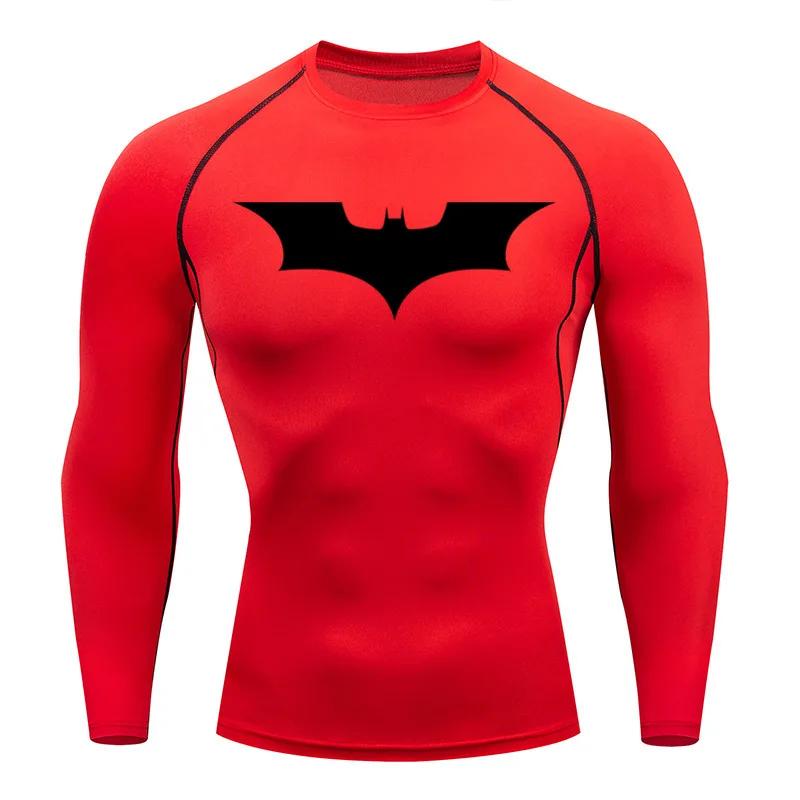Top Long Sleeve Sports Shirt Running Men T-shirt Fitness Short T-shirt WorkOut Gym Tights Muscle Shirt Compression MMA Clothing