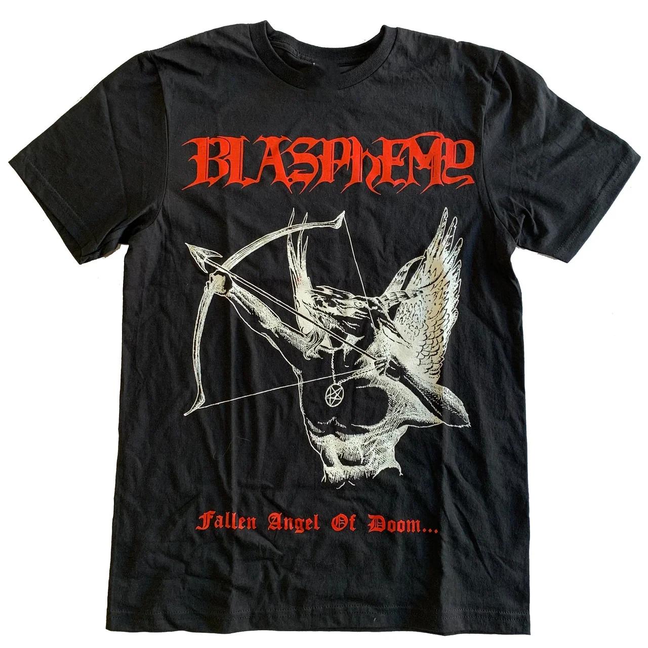 T-Shirt BLASPHEMY Band Fallen Angel of Doom Black Men M