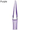 With Strap Portable Visible Bag Mug Holder Sport Water Bottle Cover Water Bottle Bag Beverage Bag Mesh Cup Pouch