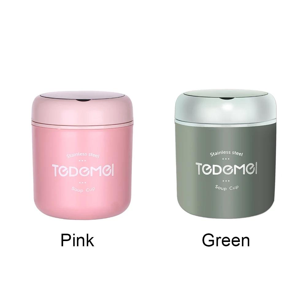 Thermal Insulated Outdoor Travel Leakproof Food Container Bento Soup Lunch Box Stainless Steel Picnic for Kids and Adults