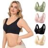 Seamless Wireless Sports Bra for Women - European & American Style with Fixed Cups
