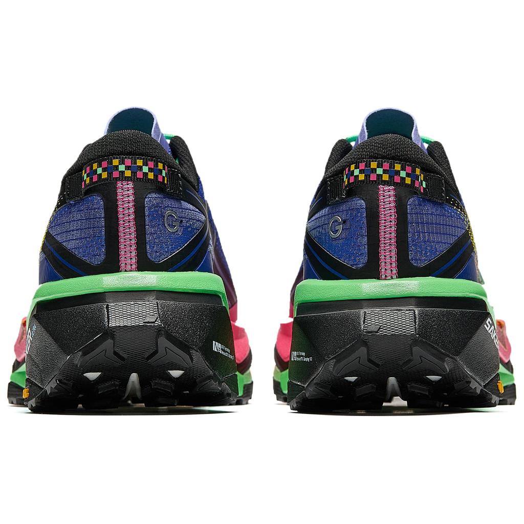 Anta Falcon 2 Elite Edition Champion Sports Rutschfest Abriebfest Atmungsaktiv Low-Top Freizeit-Laufschuhe Damen Sneaker Blau Pink Grün 122515516A-1