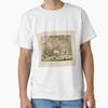 Map Of Barcelona 1706 Classic T-Shirt T-Shirt Made In US/AUS Size S-2XL Unisex T-Shirt