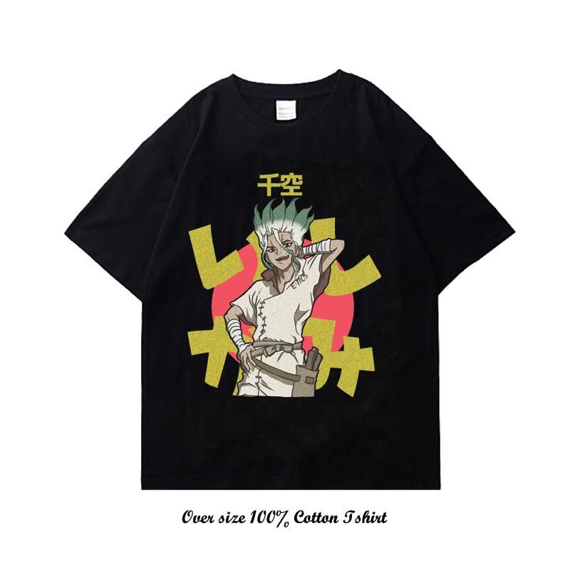 Summer Tshirt For Men 100% Cotton Printing Anime Graphic Tshirt High Quality Women Harajuku Oversize Unosex Tee