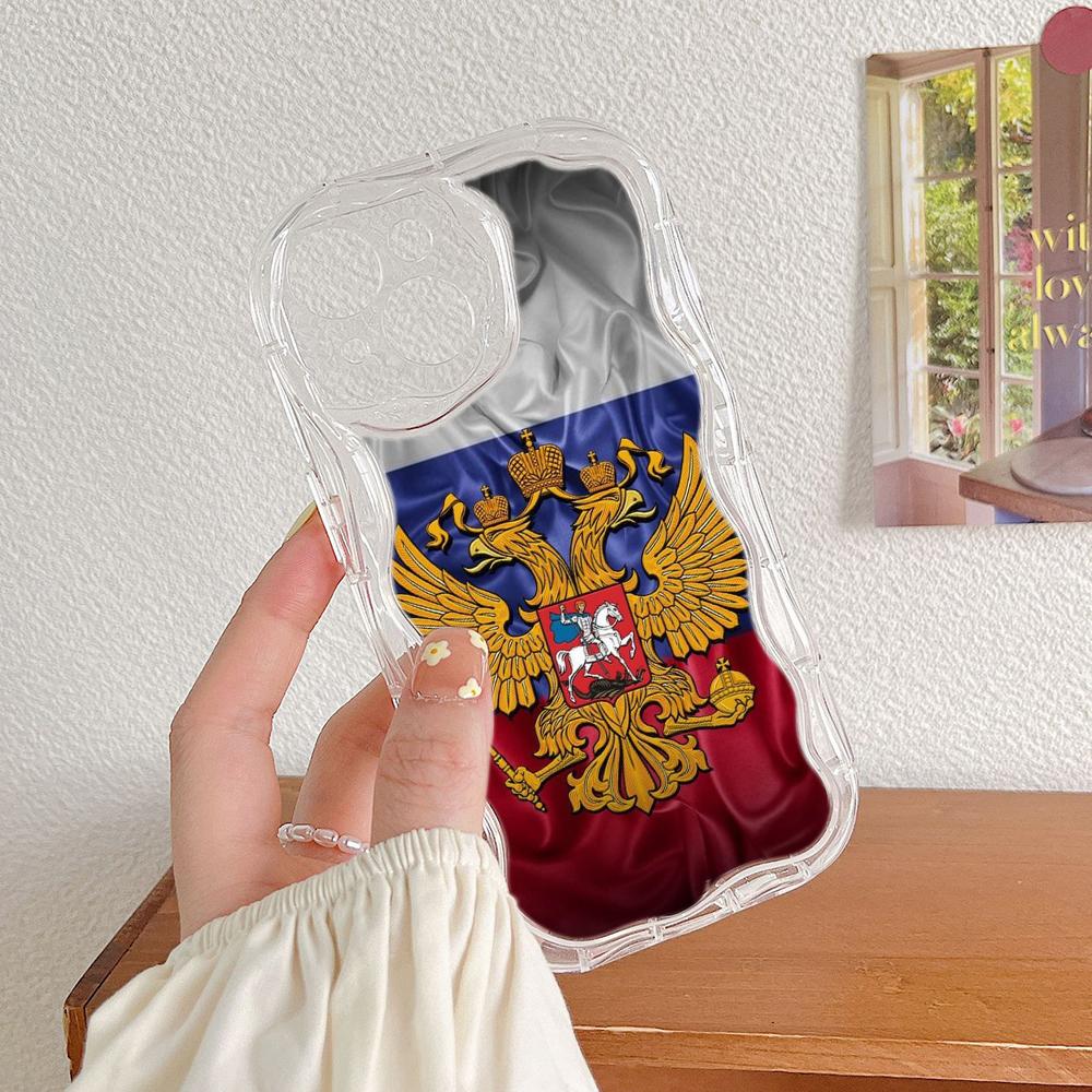 Ae96 Russia Emblem Flag Design Art Protective Phone Cases for Xiaomi Poco X5 F6 Redmi Note 13 12 11 Pro 13C 12C A3 Huawei Honor 90 Wave TPU Back Cover