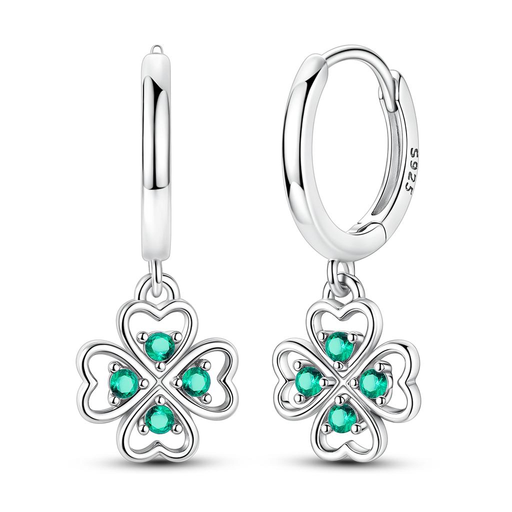 New Hoop Woman Earring Copper Pendientes Butterfly Flower Earring Fine Jewelry