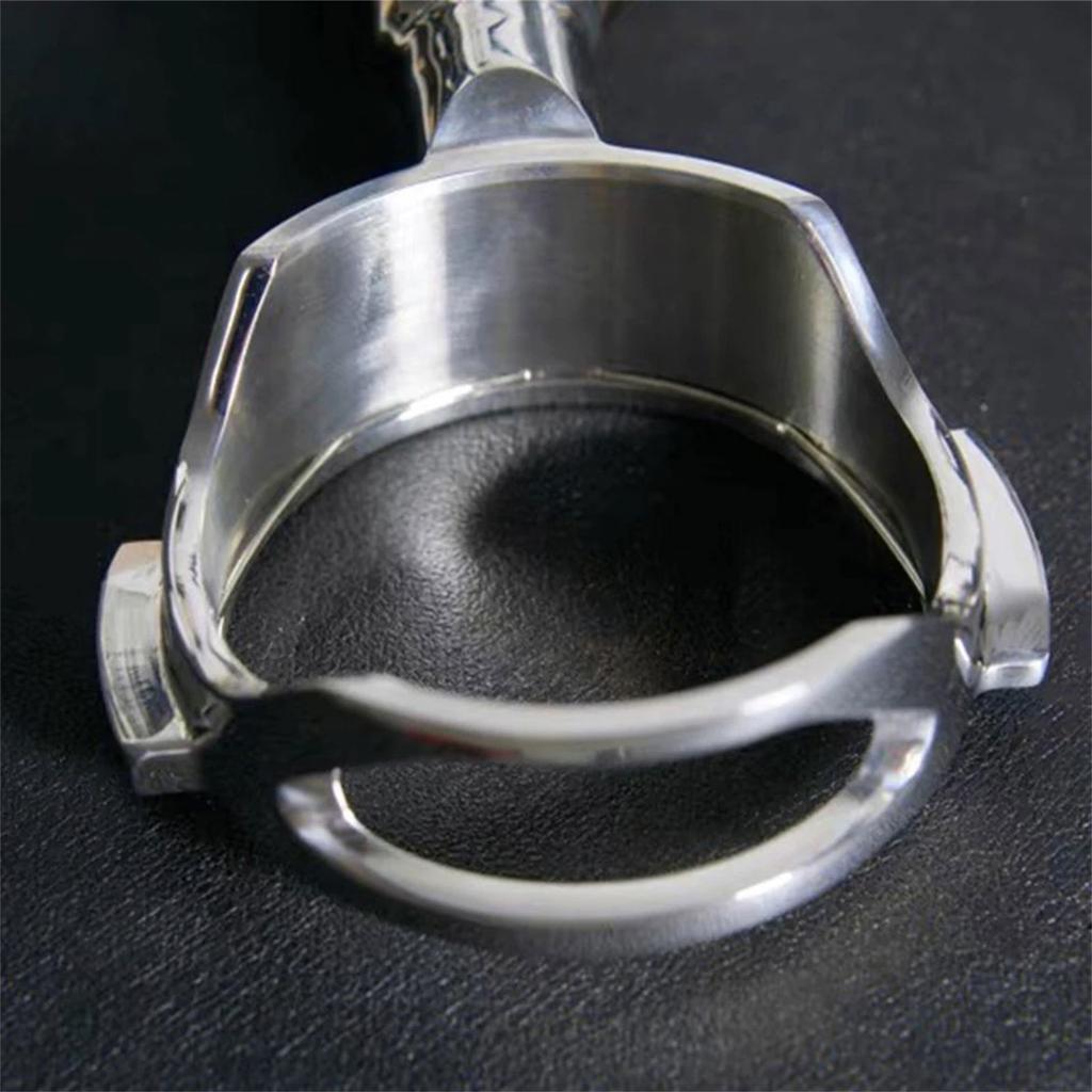 E61 Coffee Machine Parts Stainless Steel Handle Head Portafilter Handle Replacement Head Suitable for Perfect Brewing