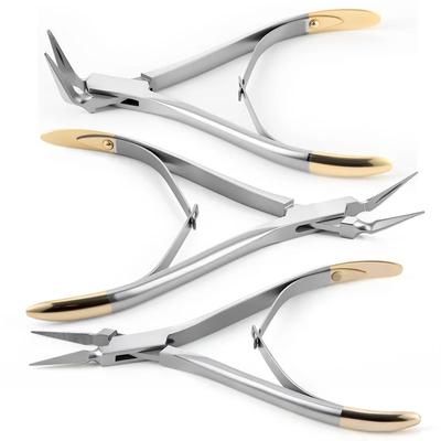 Dental Residual Root Extraction Forceps - Root Tip Fragment Removal Pliers, Straight/Curved Atraumatic Minimally Invasive Tool