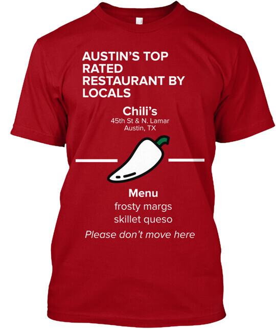 Austin s Favorite Restaurant T-Shirt S