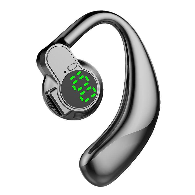 Rotatable Single Ear Hook Bluetooth Headset with LED Display