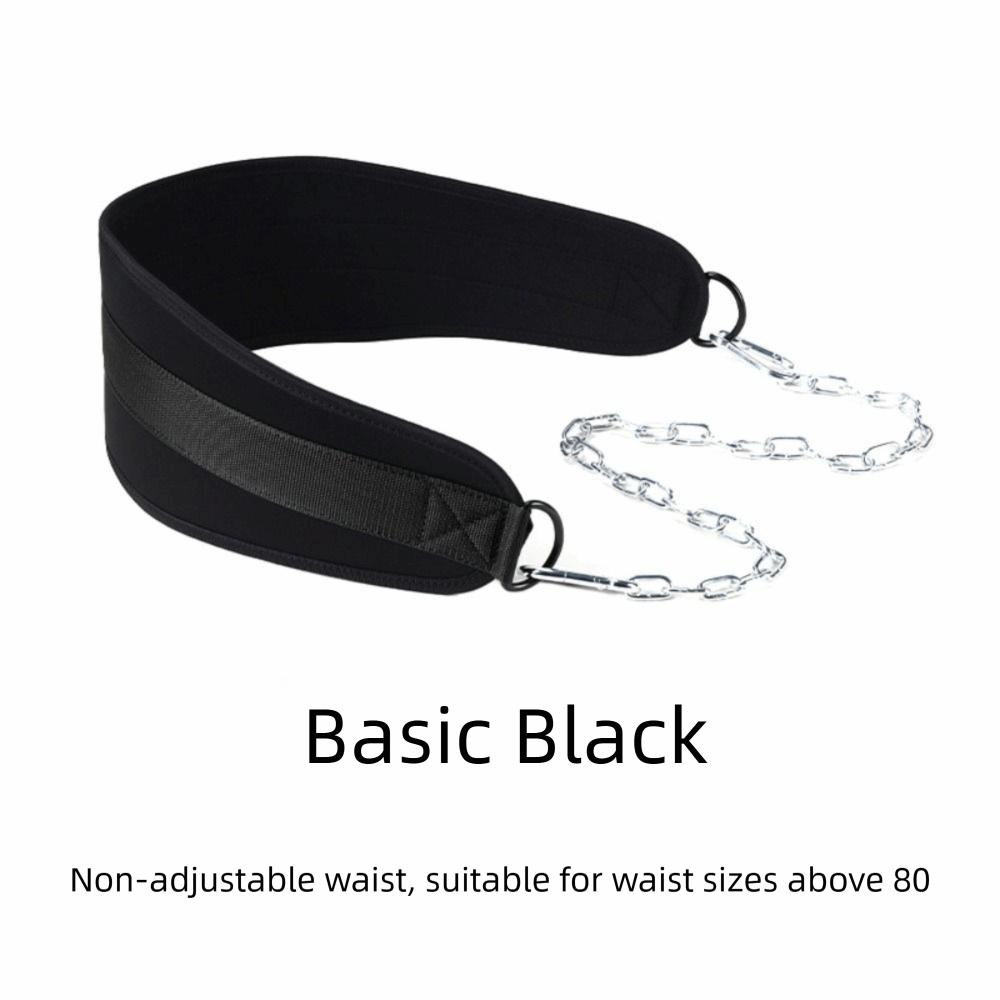 Weight Lifting Pull-up Belt With Chain Dip Belt Weight Lifting Waist Belt Weight Lifting